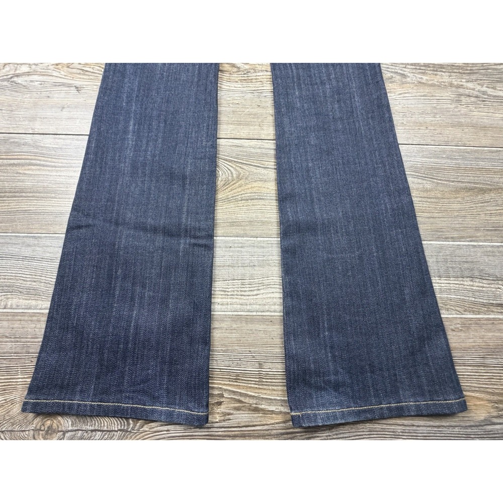 Anoname Lisa Bootcut Jeans Size 25 FITS 28x34  Blue Denim Festival Boho - Picture 8 of 14